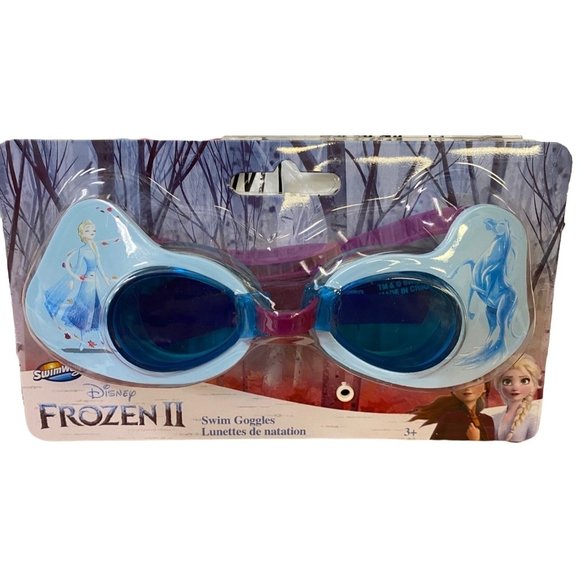 Disney Frozen II Swim Goggles Elsa Anna Kids Swim Goggles New - Picture 1 of 5